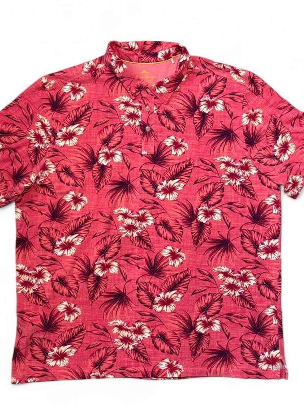 Tommy Bahama Pink Floral Polo Shirt